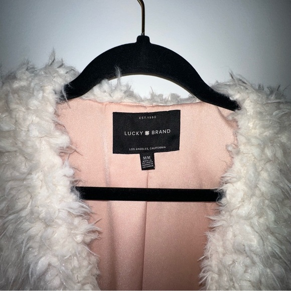 Lucky Brand Shawl Faux Fur Jacket - Picture 4 of 10